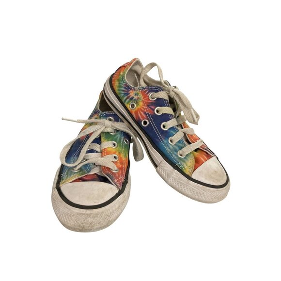 Converse All Star Youth kids  Size 11 Tie-Dye Canvas  Vibrant Colors Shoes - Picture 1 of 8